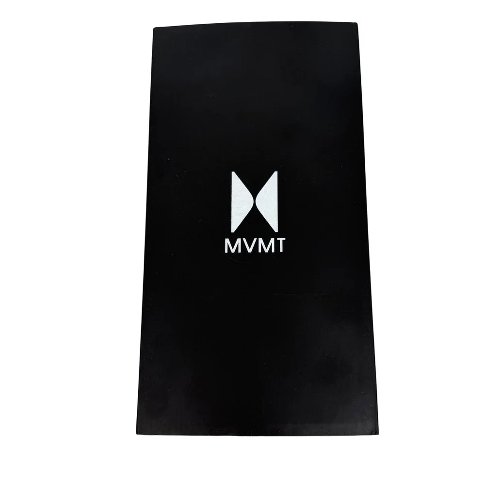 MVMT Boulevard Black Rose Gold Women's Watch MB01-BL 38mm Nylon‎ Strap Box